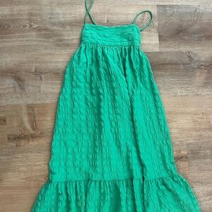 Zara Green Maxi Dress M
